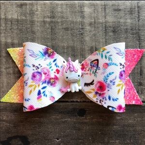 Unicorn Hair Bow